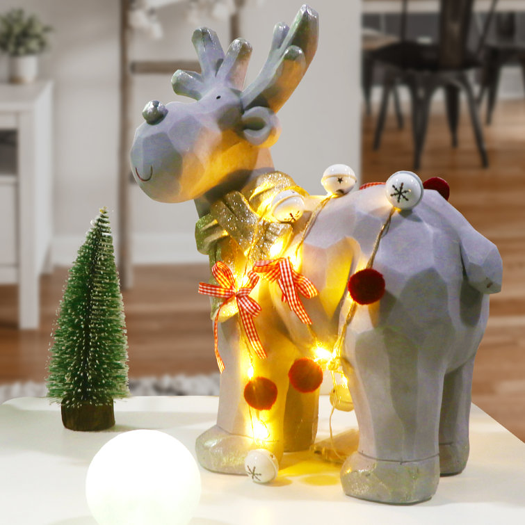 BIGTREE Battery Operated Christmas Theme String Lights 7.25 Ft 20